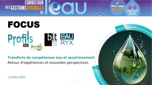 Intervention au Carrefour de la Gestion de l'Eau de Dijon