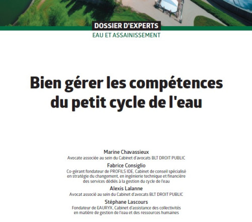 Parution d'un tout nouvel ouvrage destiné aux élus et services en charge de la gestion de l'eau